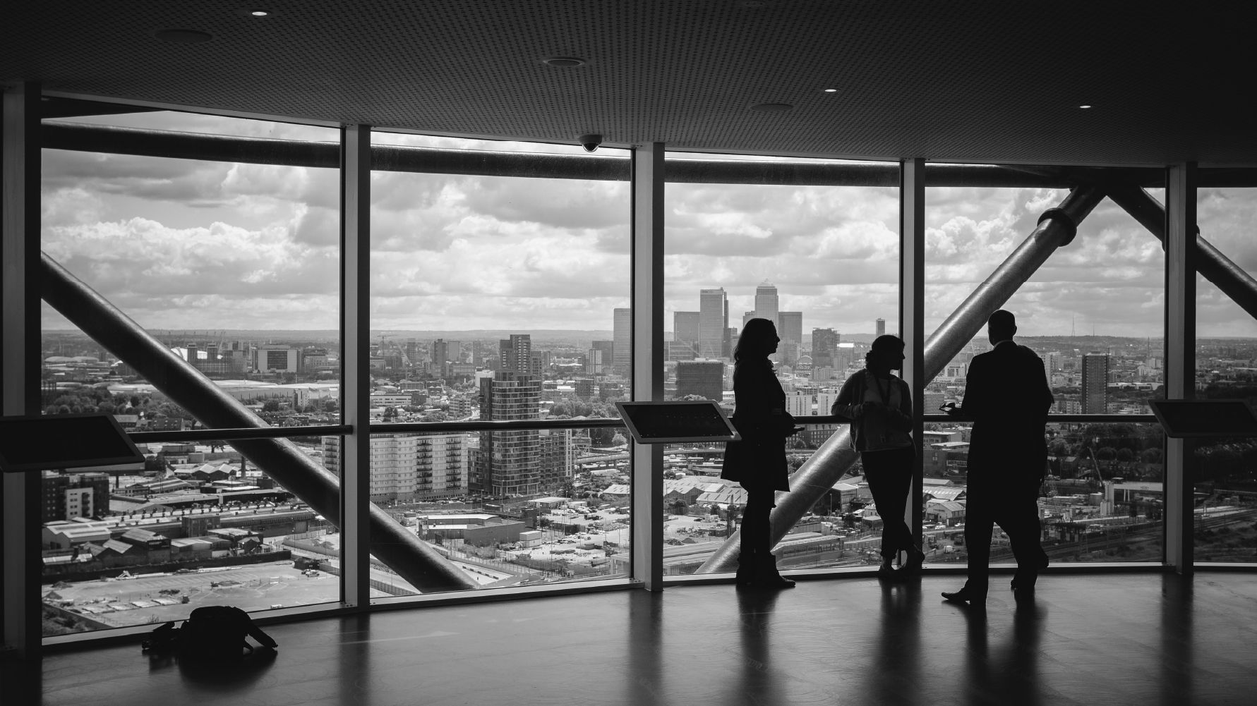 High-rise office view