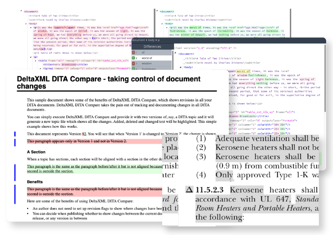 Output format examples