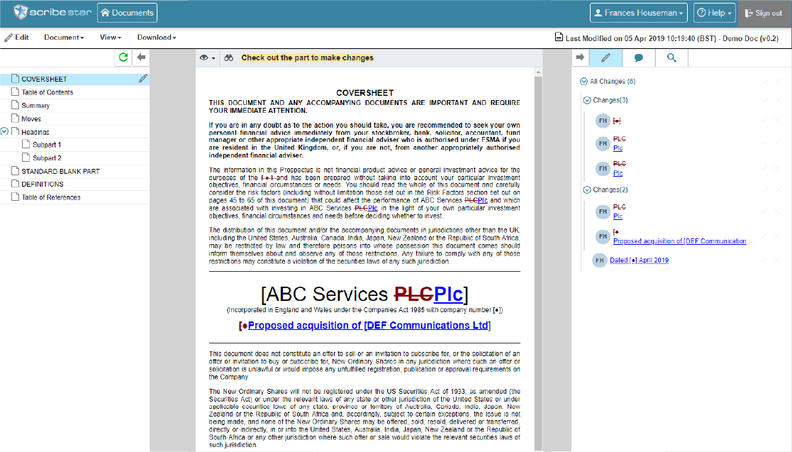 DeltaXML Comparison Scribestar integration